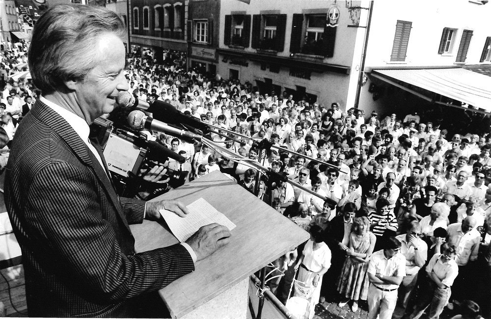 Roland Béguelin, fête du peuple jurassien 1988